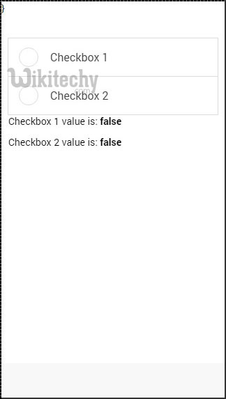  Checkbox Unchecked